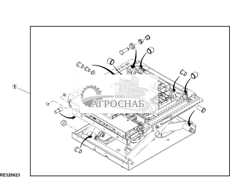 Ролик подшипника сиденья, комплект для ремонта подвески - ST720576 798.jpg